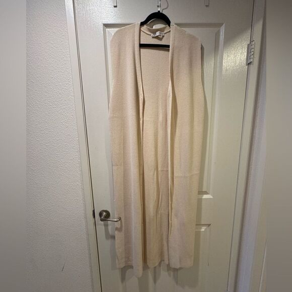 Zara Cream Midi Sweater Dress K39 - Picture 1 of 4